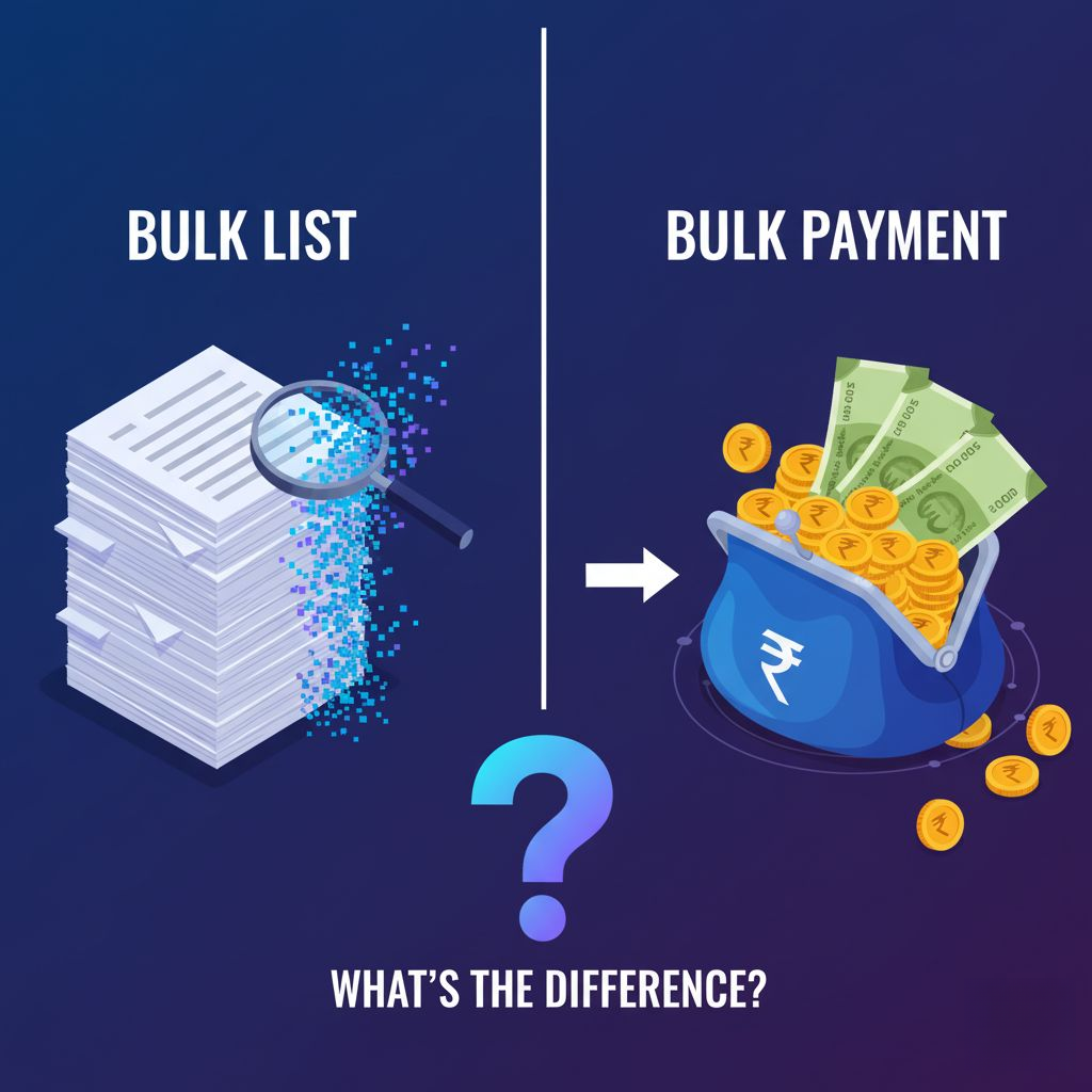 bulk payment bulk payment